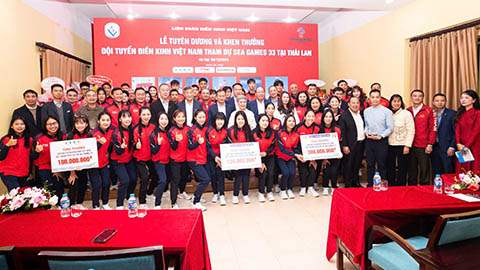  Điền kinh Việt Nam nhận 'mưa' tiền thưởng sau SEA Games 33